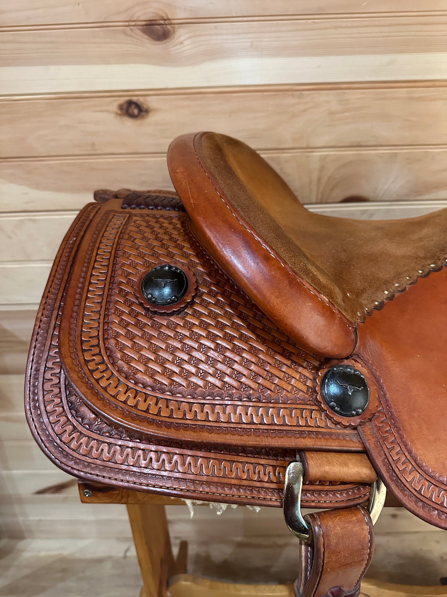 15.5” McCall Cow Horse  Western Saddle Model 690 1203