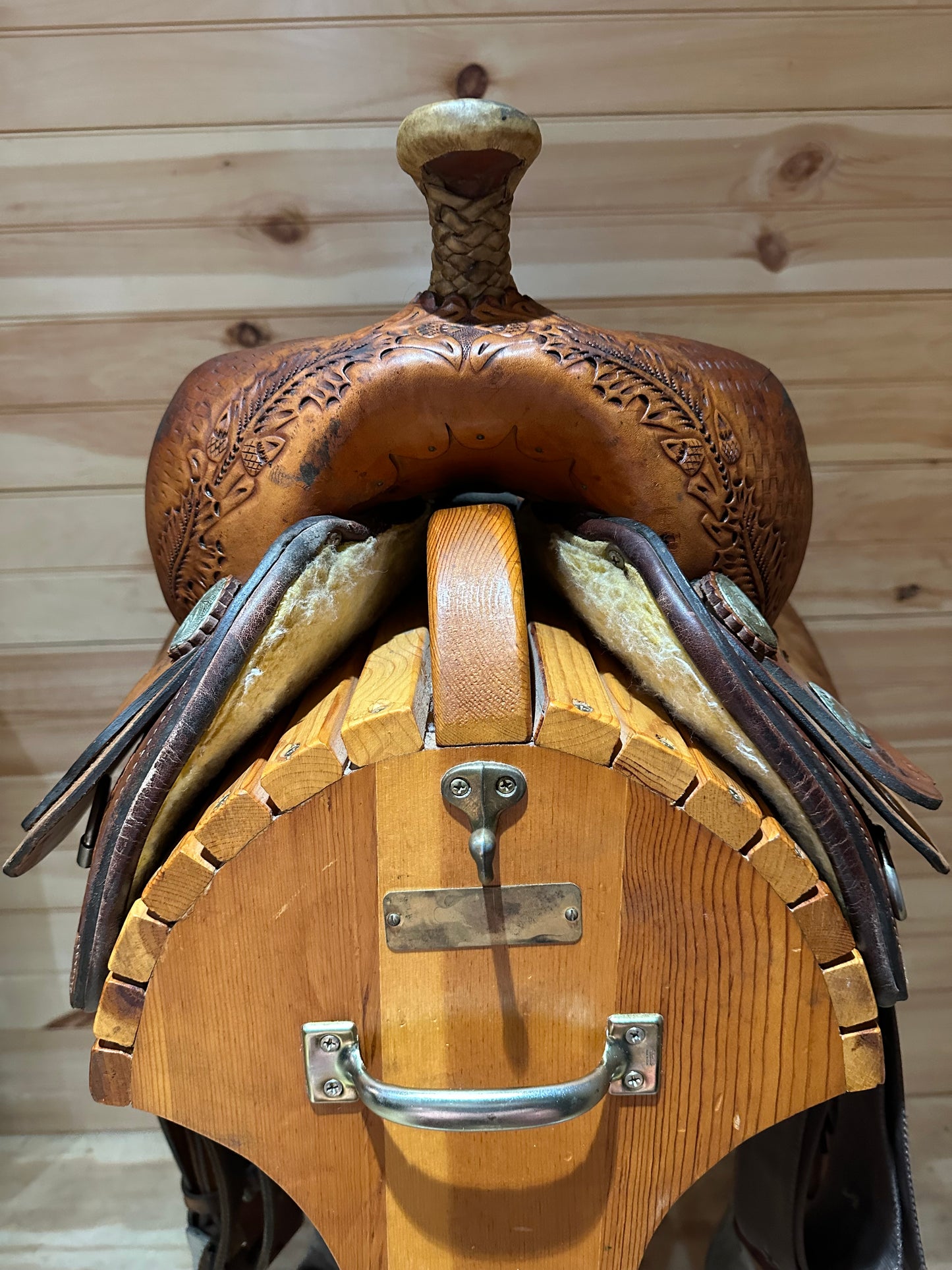 15” Tex Tan Tex-Flex Barrel Racing Western Saddle
