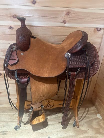 16” Diamond K Saddlery Ranch Roper Western Saddle