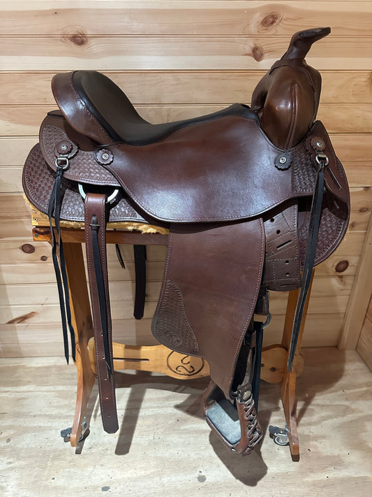 16” Ortho-Flex “The Western Lariat” Western Trail Saddle Model TP-160