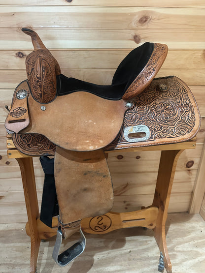 14” Circle Y The Proven Mansfield Western Barrel Saddle Model 6221 (2021 Year)