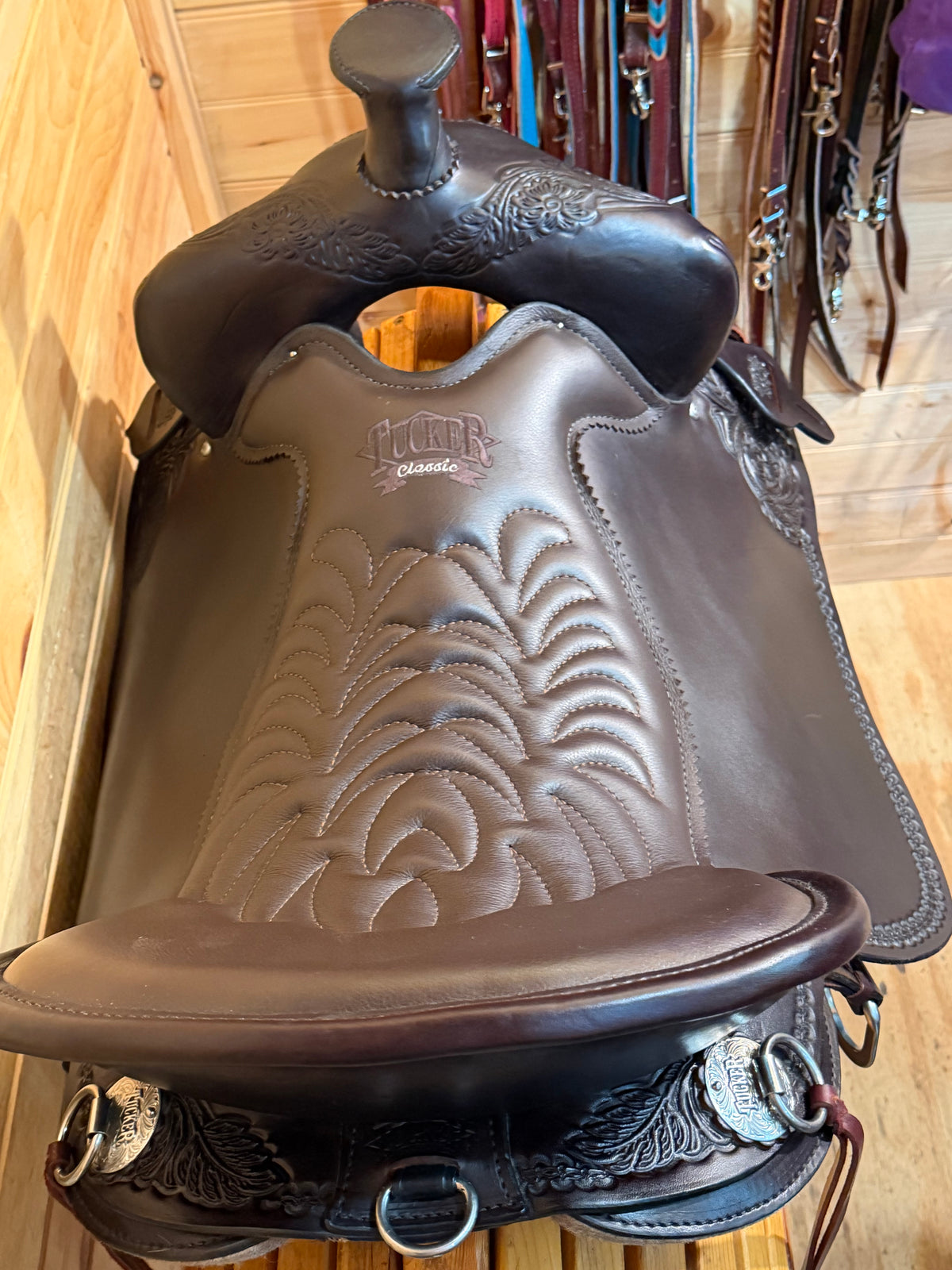 18.5” Tucker High Plains Western Trail Saddle Model T60