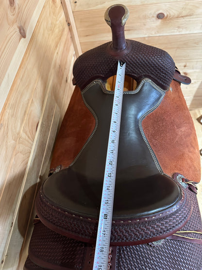 16” Diamond K Saddlery Ranch Roper Western Saddle