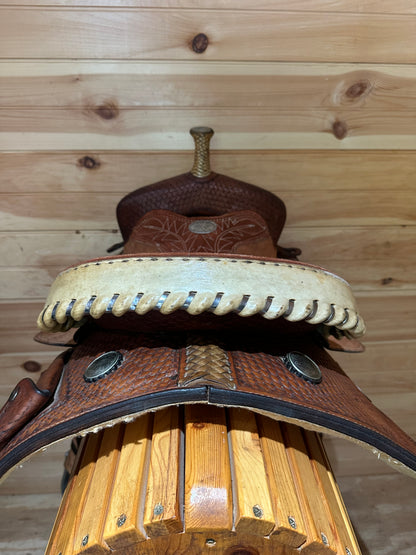 14” Billy Cook Maker Sulphur, OK Barrel Racing Saddle Model 1527