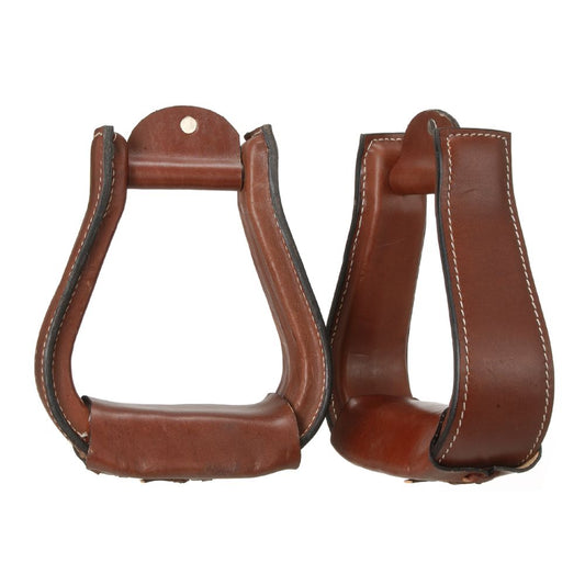 Tough1 Leather Covered Stirrups