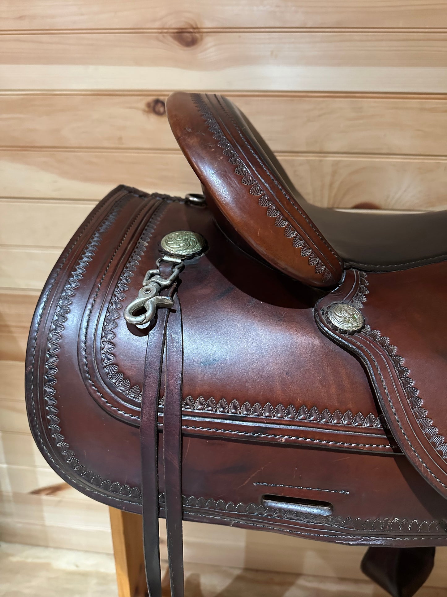 16” Circle Y Topeka Flex-Lite Western Trail Saddle Model 1551