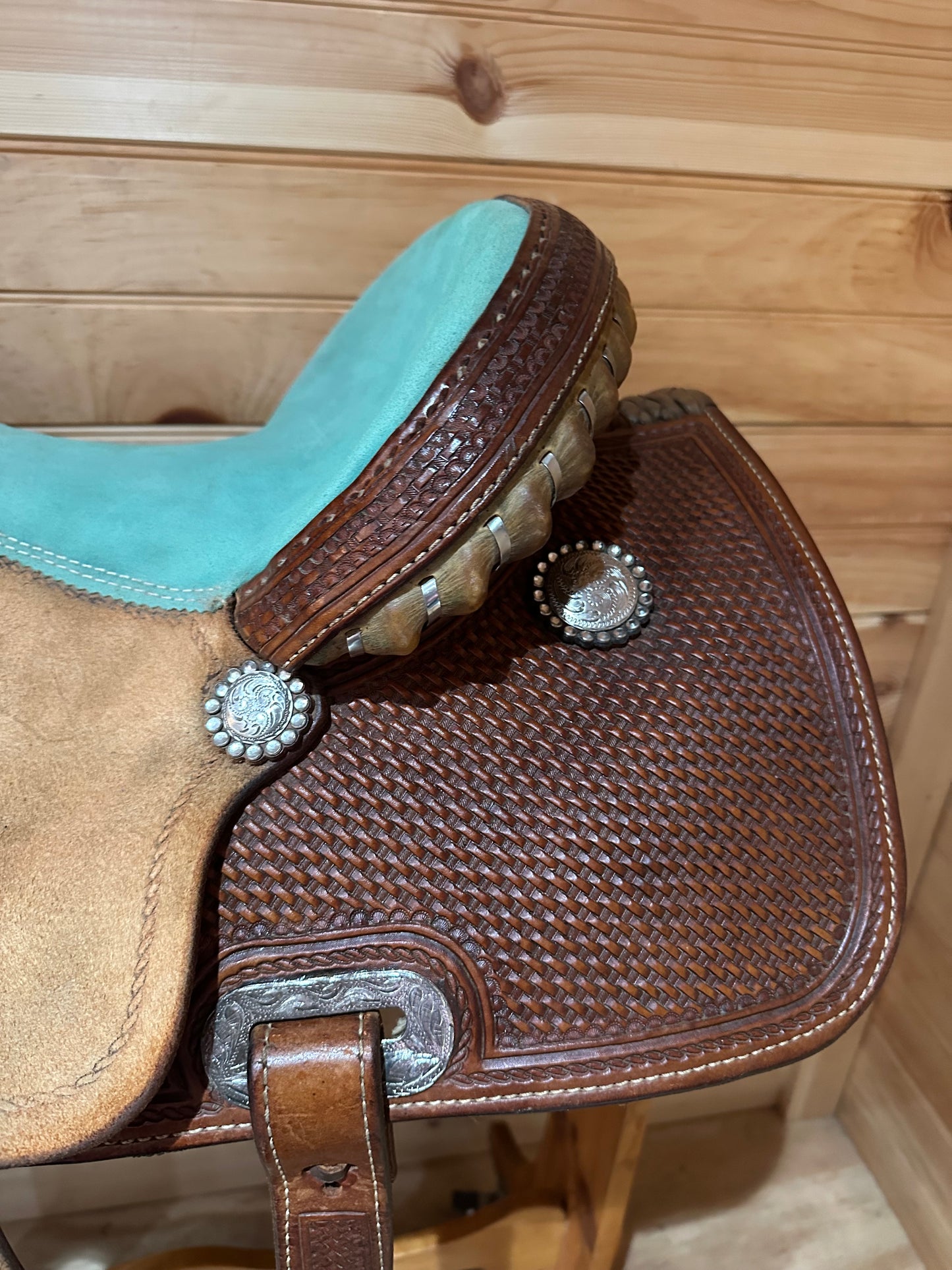14.5” SRS Saddlery Paul Taylor Barrel Racing Saddle
