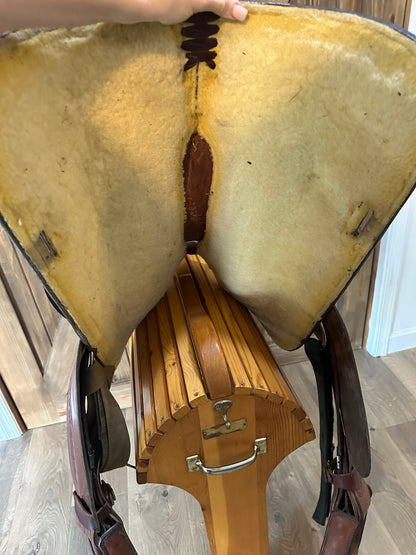 16” Tex Tan Hereford Western Trail Saddle