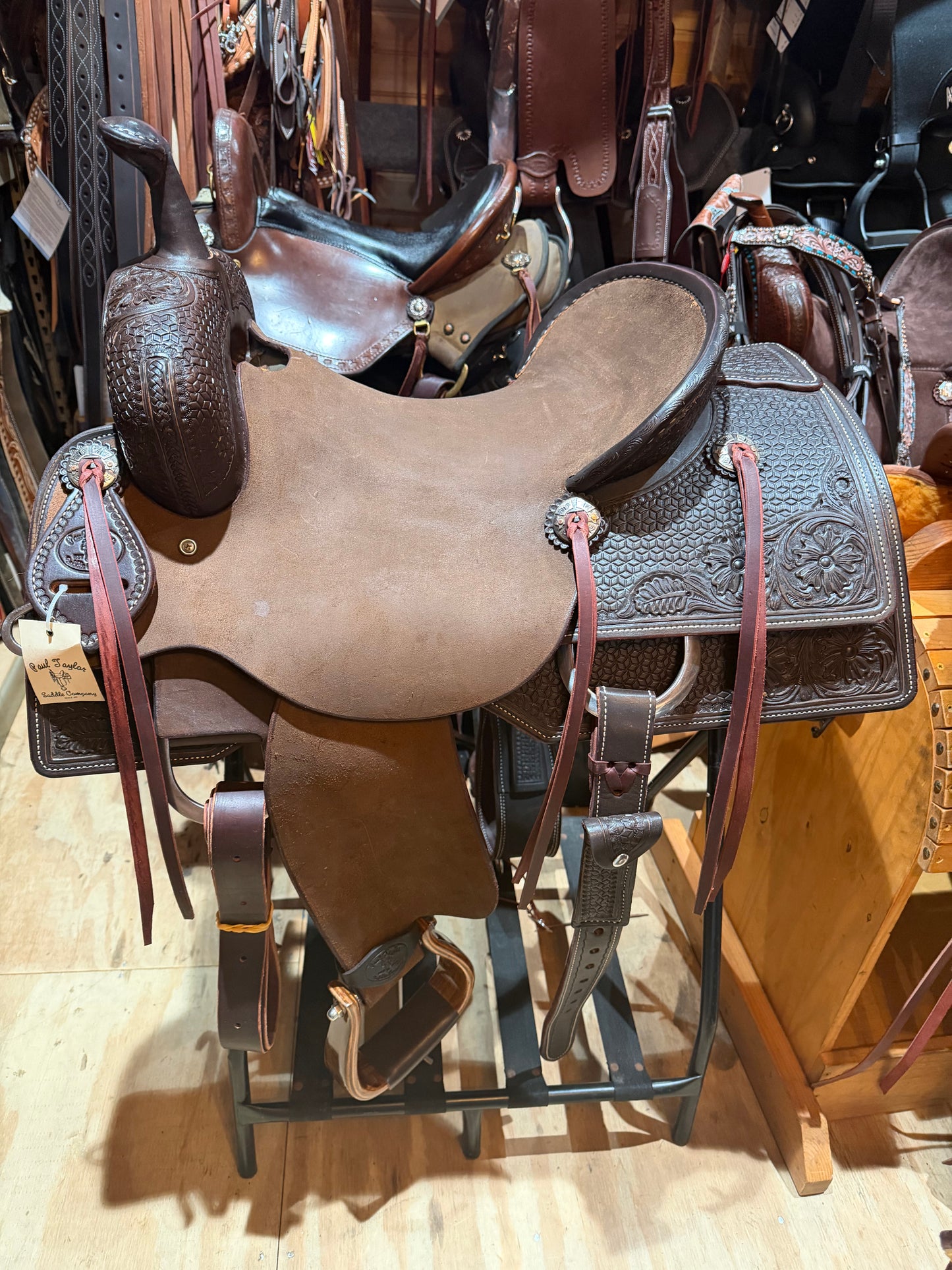 15.5" Paul Taylor Cutter Western Saddle
