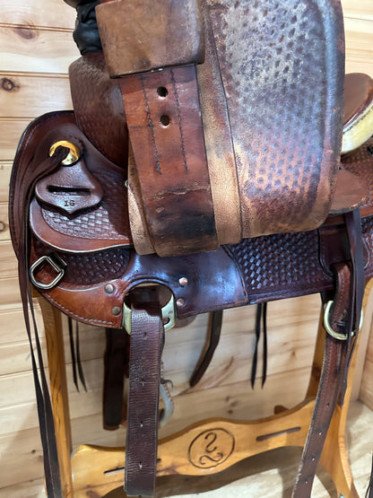 16” Tex Tan Hereford Association Ranch Roper Western Saddle