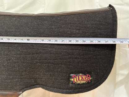 Tucker Full Skirt Apex Pad 100% Wool Saddle Pad, 28”L x34”D x1”