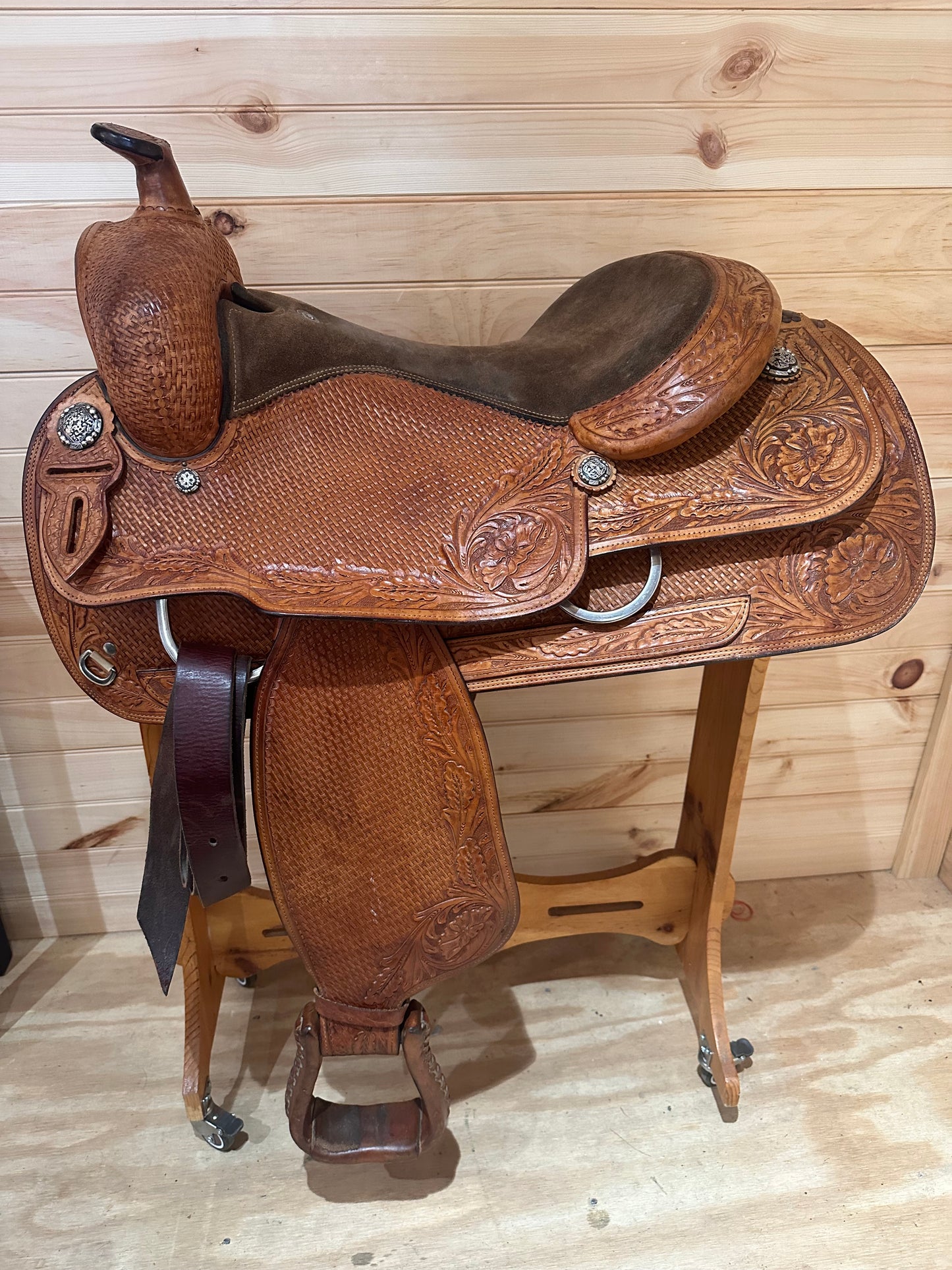 16” Champion Turf Reining Western Saddle