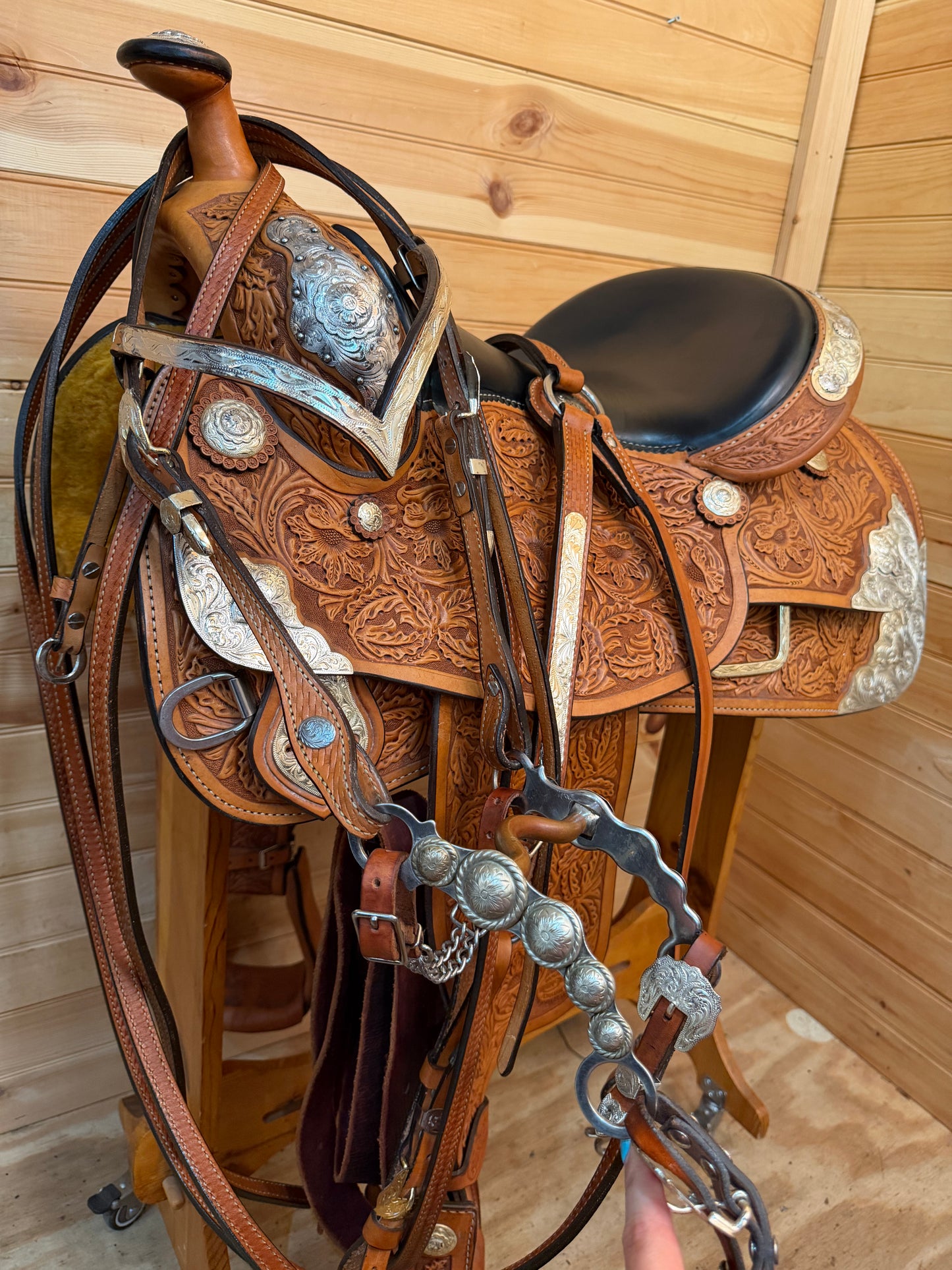 16” Reinsman Supreme Show Western Show Saddle Model 4586
