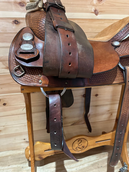 16” Crates Equi-Fit Reiner Western Saddle Model 4527