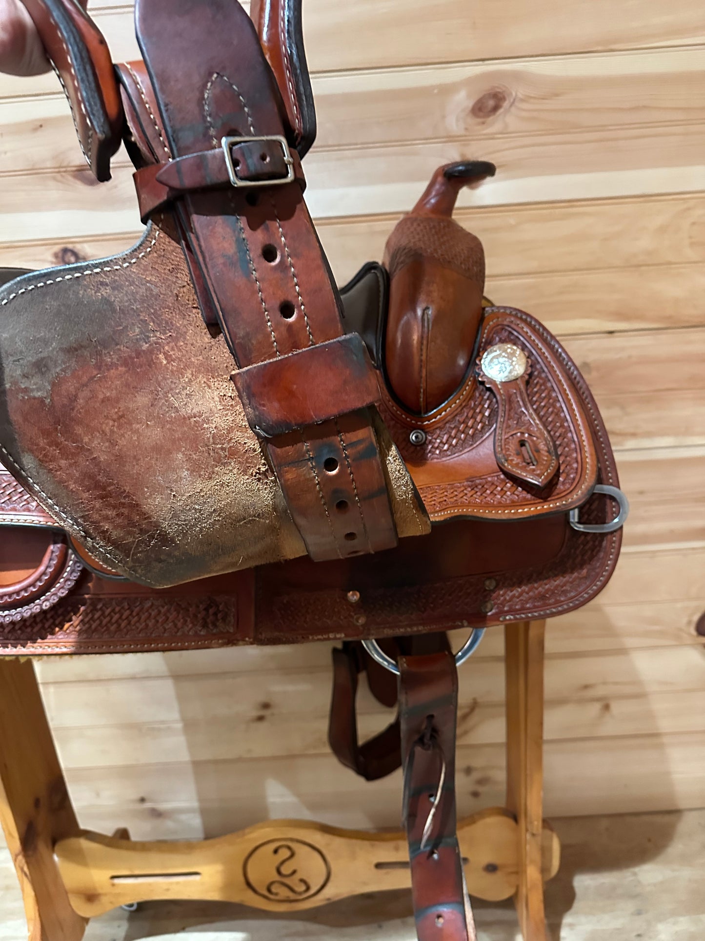 15.5” Crates Equi-Fit Ladies Reiner Western Saddle Model 4522-3