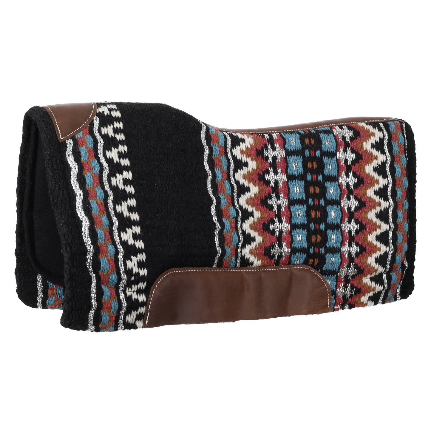 Showman 34" x 36" Rodeo Royale Contoured Wool Top Felt Bottom Saddle Pad