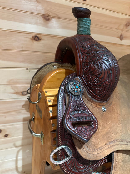 16.5” Loredo Saddle Co Western Ranch Saddle
