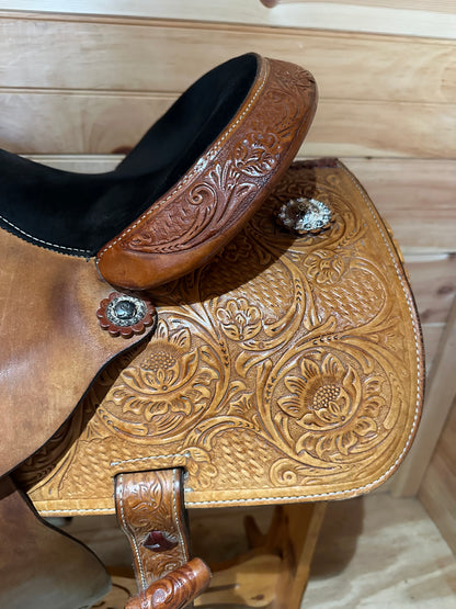 14.5” Circle Y Marlene Special EFFX Barrel Racing Western Saddle Model 1186