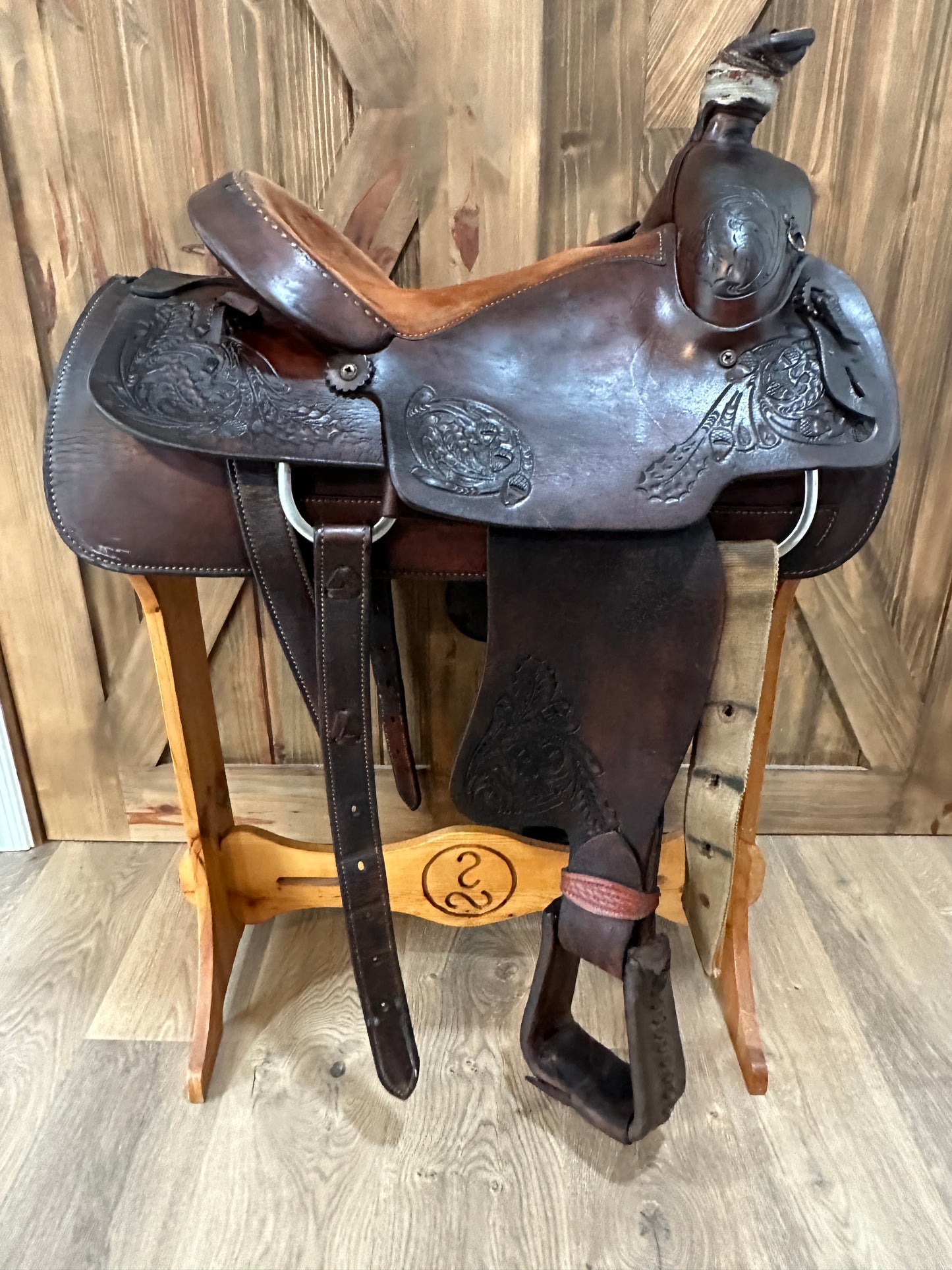 16.5” Crates Roping Saddle Model 422