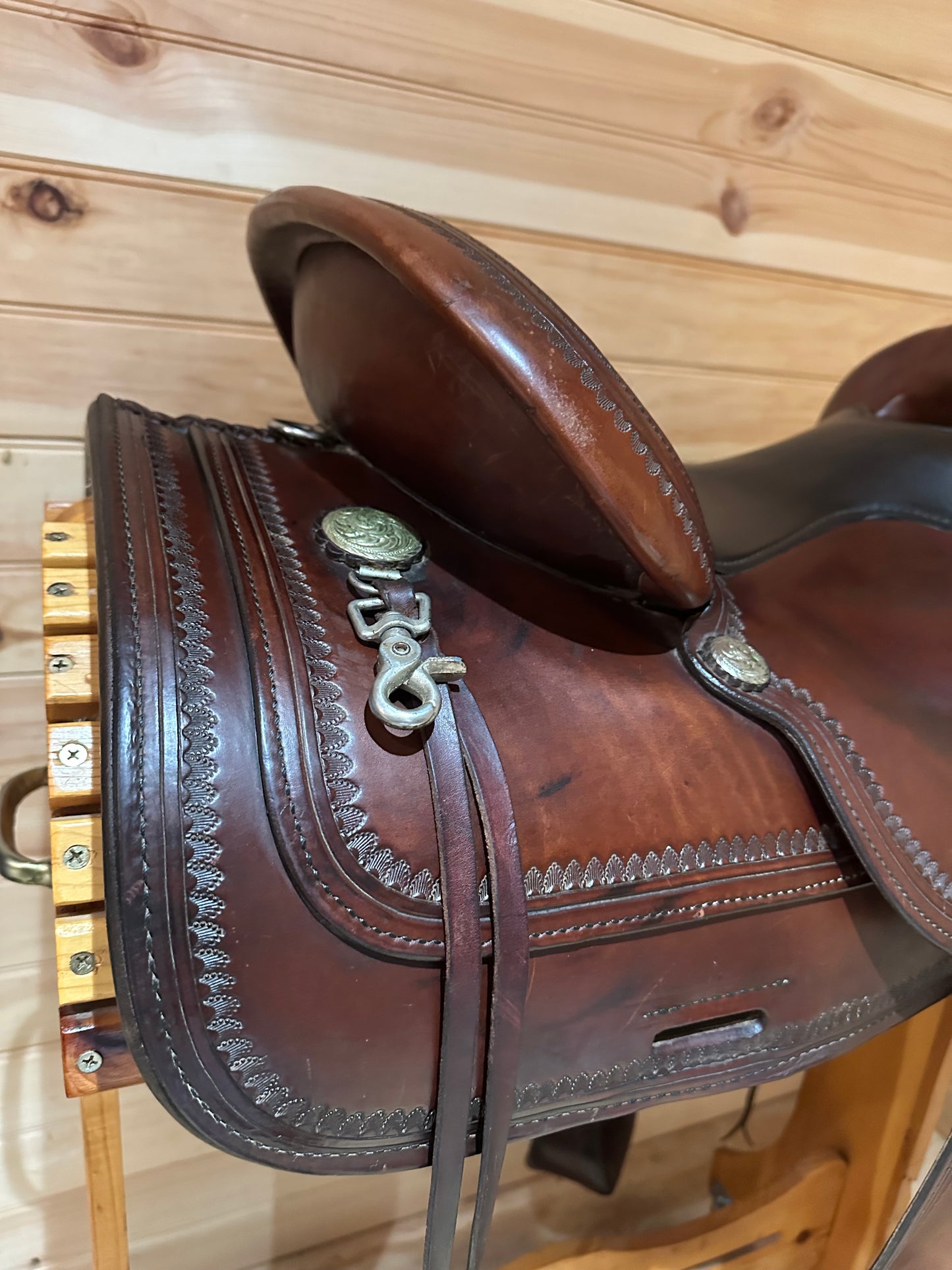 16” Circle Y Topeka Flex-Lite Western Trail Saddle Model 1551