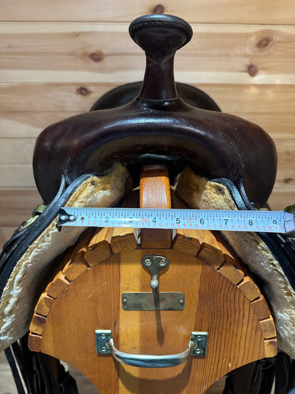 17” Big Horn Double Comfort Equi-fit Flex Western Trail Saddle Model 1658