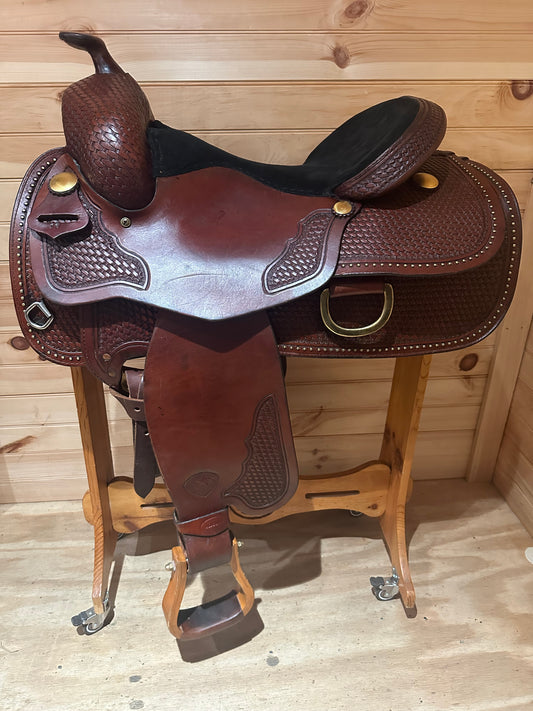 16” Tex Tan Hereford Reining Western Saddle Model 08-1283S6
