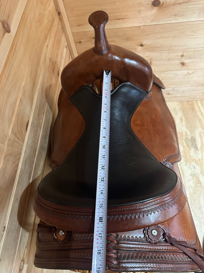 15” Circle Y Topeka Flex-Lite Western Trail Saddle Model 1551