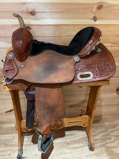 15” Hud Roberts HR Barrel Racing Western Saddle