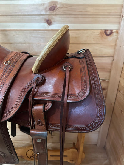 16” Circle Y All-Around Ranch Roper Western Saddle Model 1124