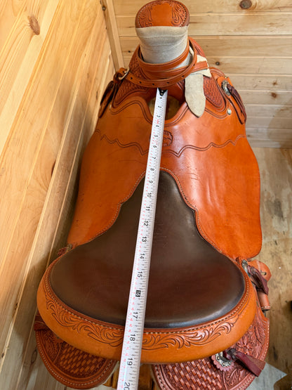 17.5” McCall Wade Trail Western Ranch Saddle Model 190 611