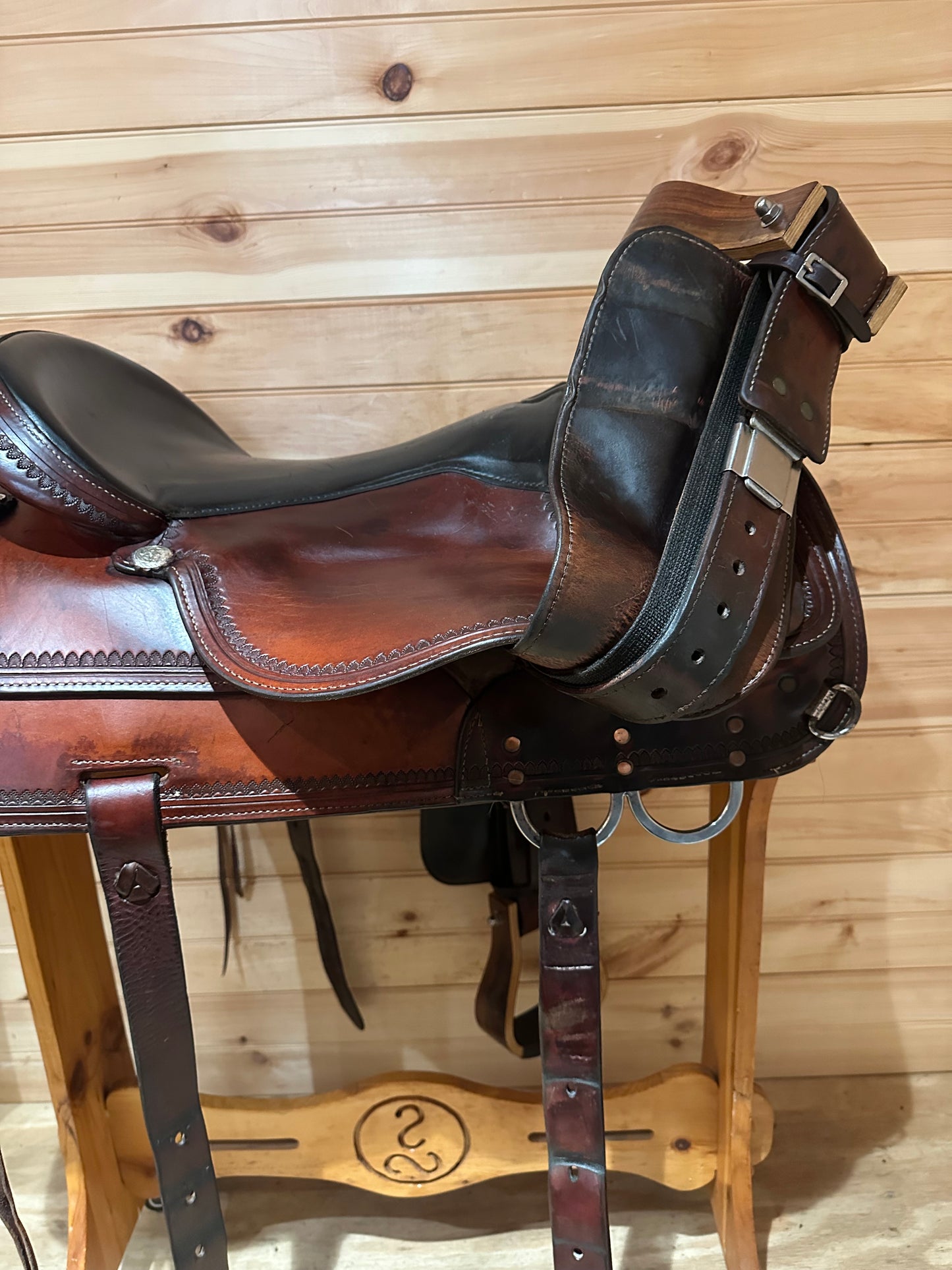 17” Circle Y Topeka Flex-Lite Western Trail Saddle Model 1551