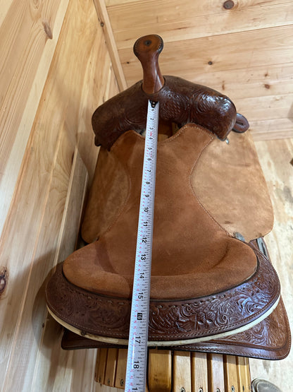 15” Circle Y Proven Barrel Racing Western Saddle