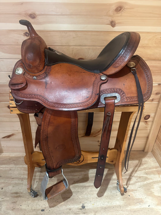 16” Billy Cook Maker Sulphur, OK Western Trail Saddle Model 1785