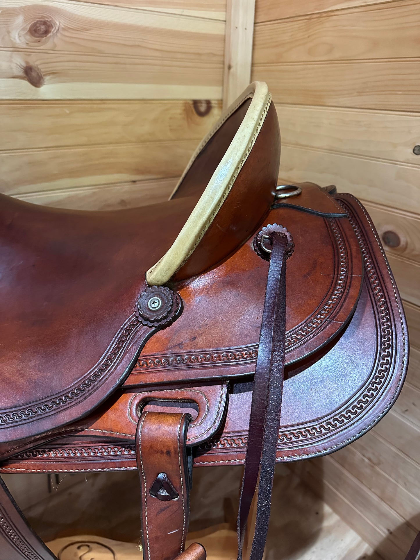18” Circle Y All-Around Ranch Roper Western Saddle Model 1124