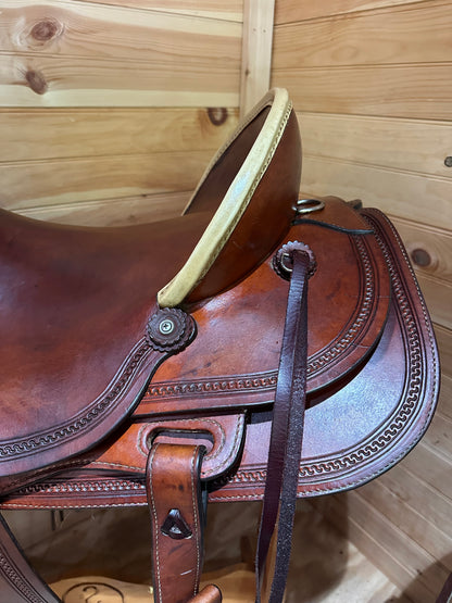 18” Circle Y All-Around Ranch Roper Western Saddle Model 1124