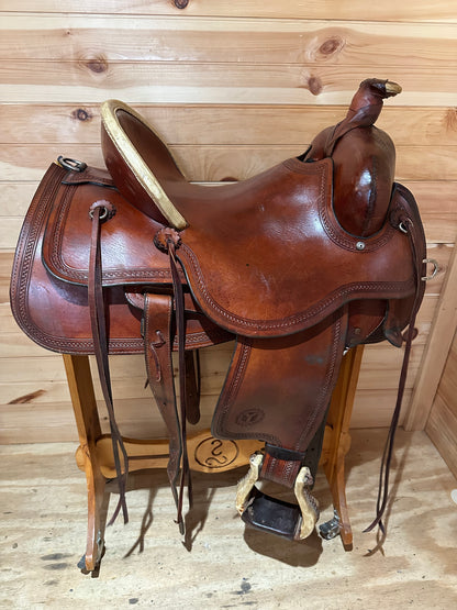 16” Circle Y All-Around Ranch Roper Western Saddle Model 1124