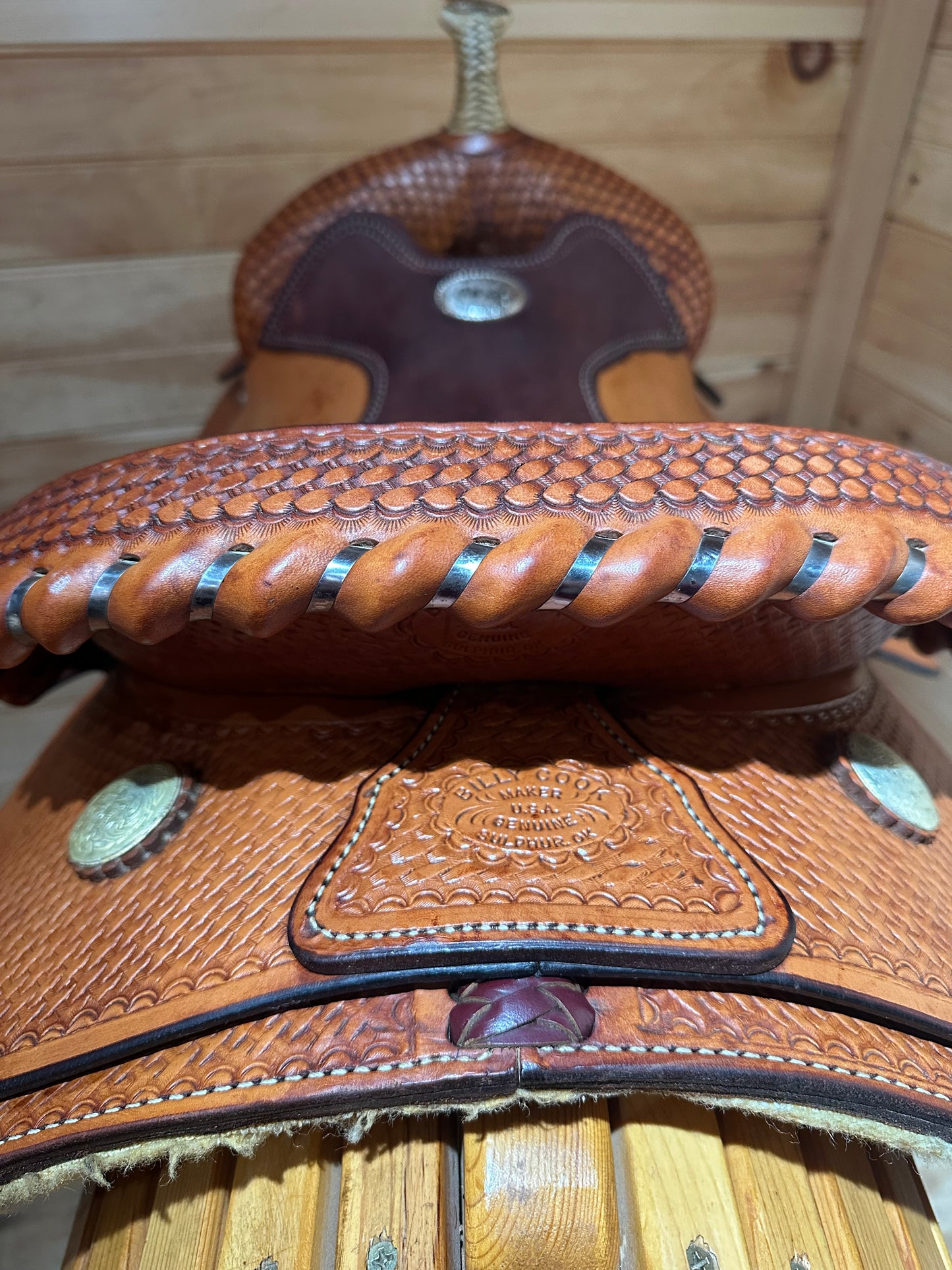 15.5” Billy Cook Maker Reiner Western Saddle Model 1605