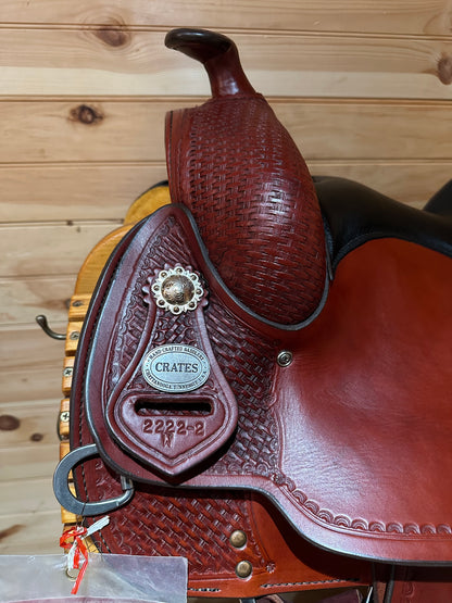 15” Crates Classic Reining Western Saddle Model 2222-2W