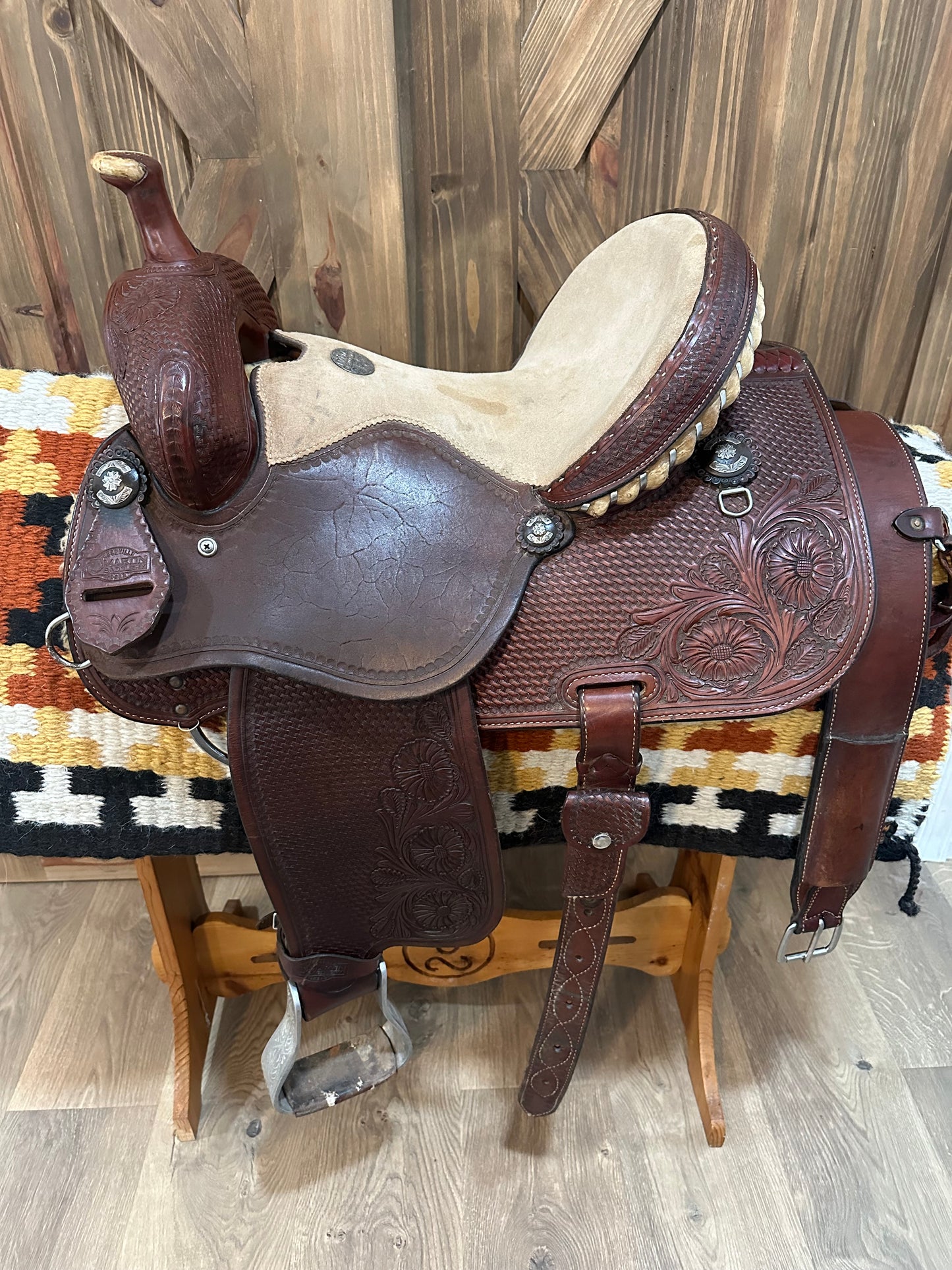 14” Martin Saddlery Barrel Racing Saddle