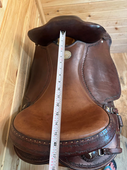15” Clinton Anderson Aussie Stock Saddle by Martin Saddlery