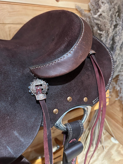 Silver Royal Carson Cowboy Saddle