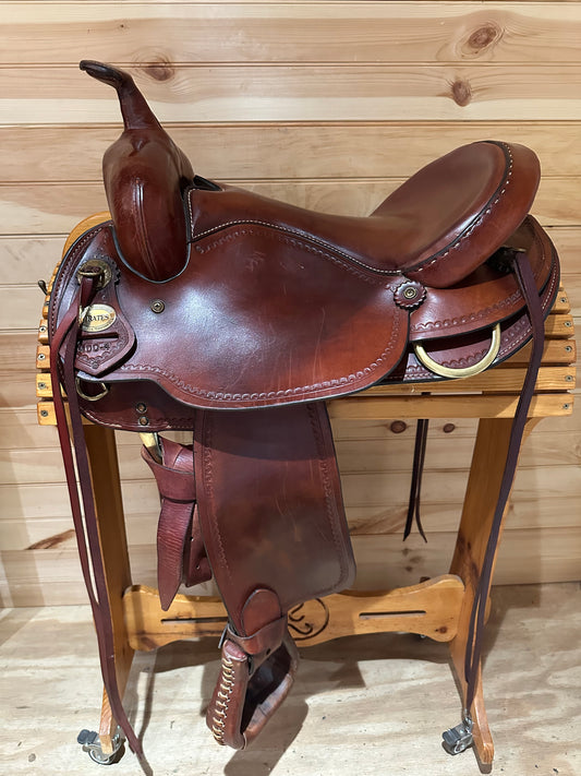 16” Crates Round Skirt Western Trail Saddle Model 400-4