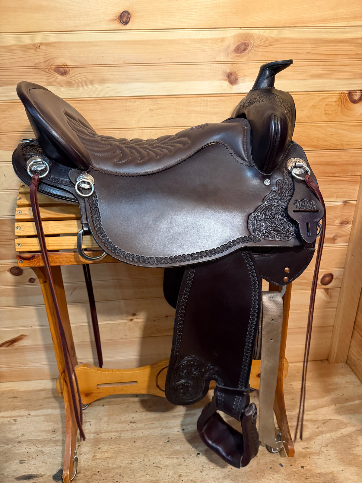 18.5” Tucker High Plains Western Trail Saddle Model T60