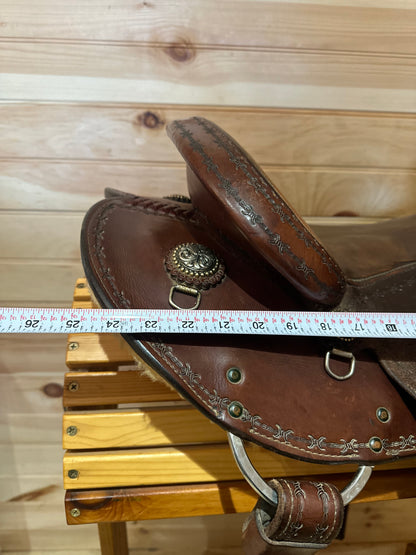 14” Clinton Anderson Aussie Stock Saddle by Martin Saddlery