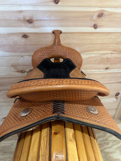 14” Circle Y Lightweight Barrel Racing Saddle Model 2435