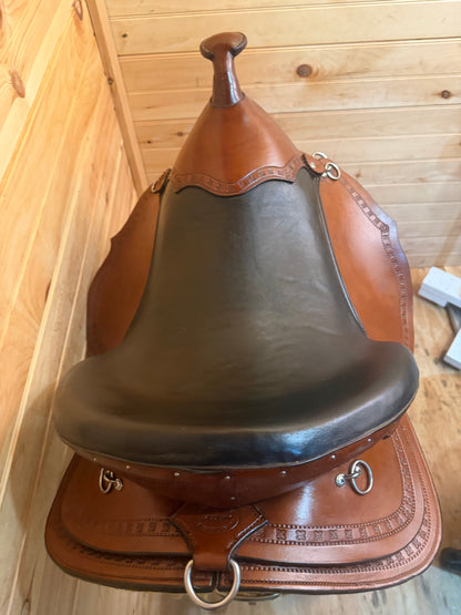 17” Brenneman’s Gaited Western Trail Saddle 080754