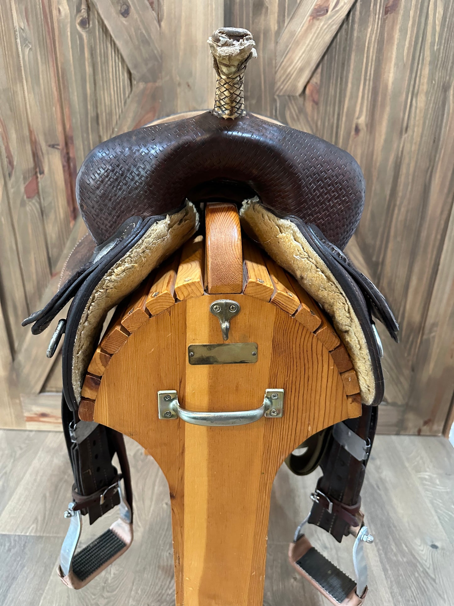 14” Crates Squeak Huber Barrel Racer Western Saddle Model 9224