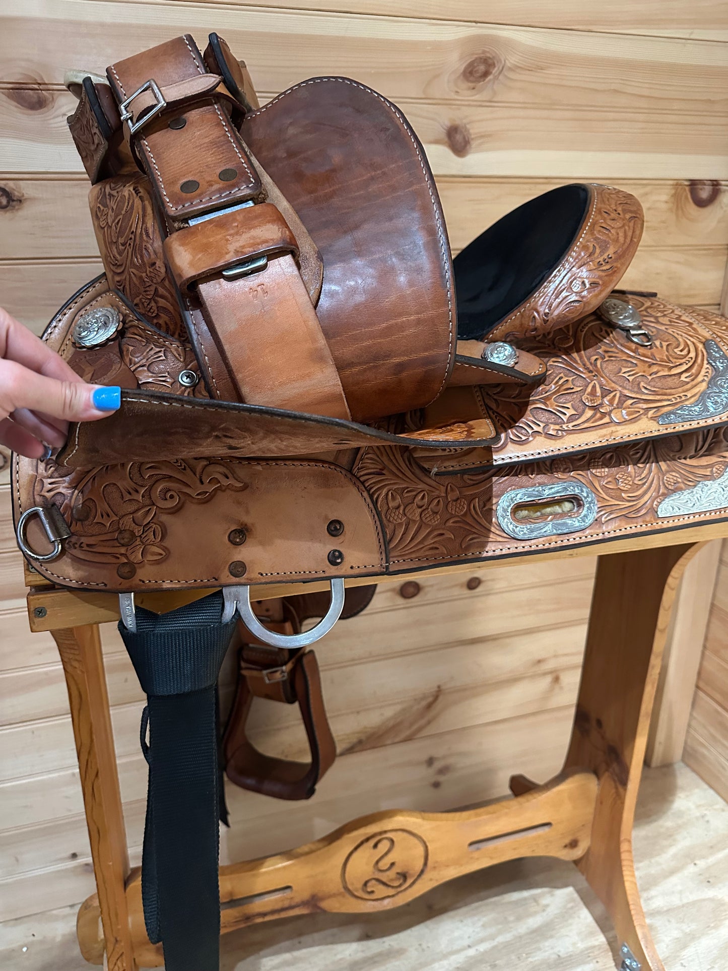 14” Circle Y Youth Western Show Saddle Model 3674