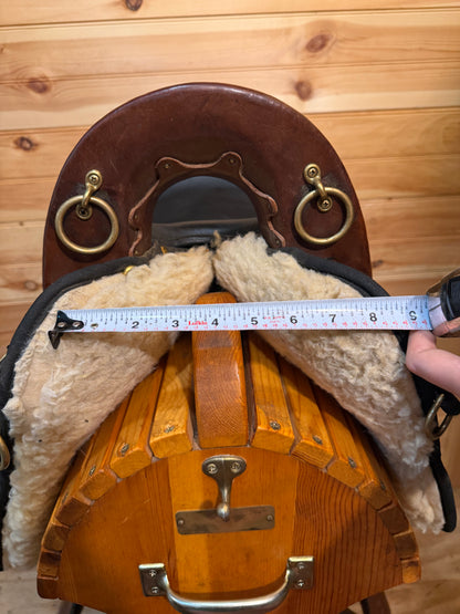 15” Imus 4-Beat Elite Gaited Endurance Trail Saddle & Matching Breast Collar