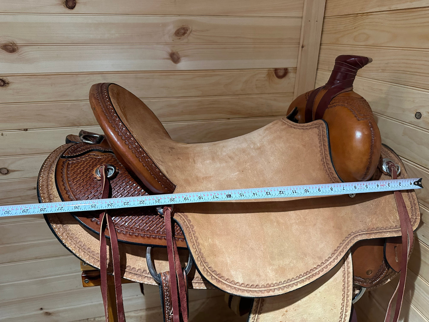 18” Circle Y Crossfire Ranch Hardseat Western Saddle Model 1123